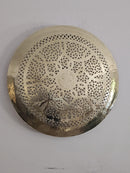 Moroccan Brass Wall Sconce: Round Geometric Lamp otmane
